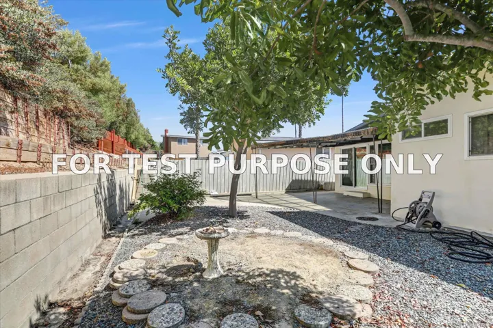 Demo/Test Data 5556 Baja Drive, San Diego, CA 92115