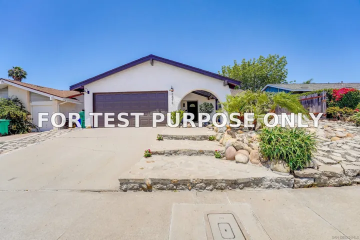 Demo/Test Data 8896 Belfast Cir, San Diego, CA 92126