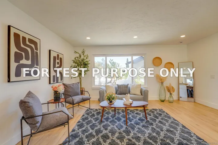 Demo/Test Data 8896 Belfast Cir, San Diego, CA 92126