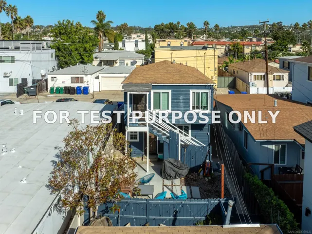 Demo/Test Data 2136 Reed Avenue, San Diego, CA 92109