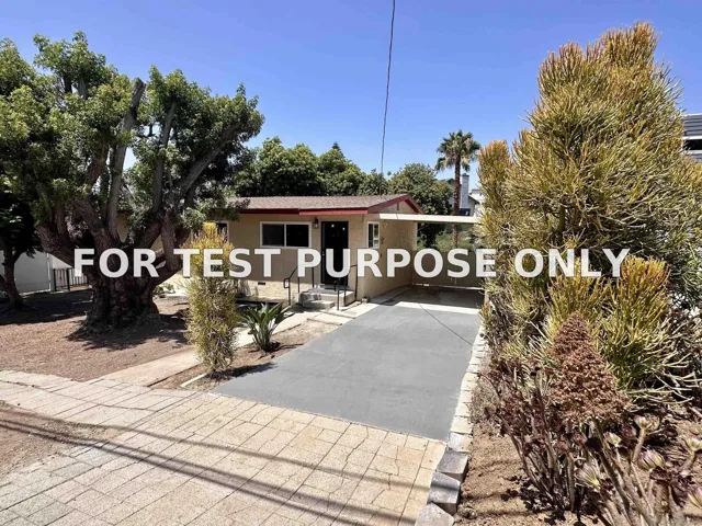 Demo/Test Data 2256 El Prado, Lemon Grove, CA 91945