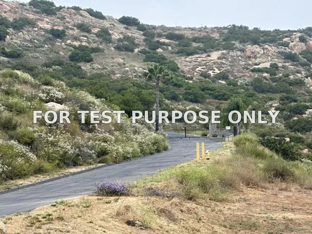 Demo/Test Data Camino Arriba Unit 3, Ramona, CA 92065