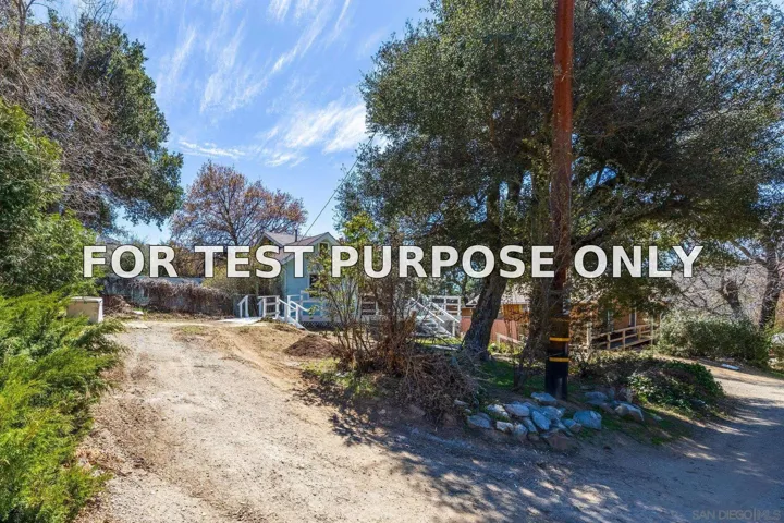 Demo/Test Data 1267 Ridge Trl, Julian, CA 92036