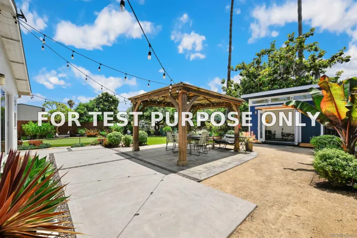 Demo/Test Data 3262 Apache Ave., San Diego, CA 92117