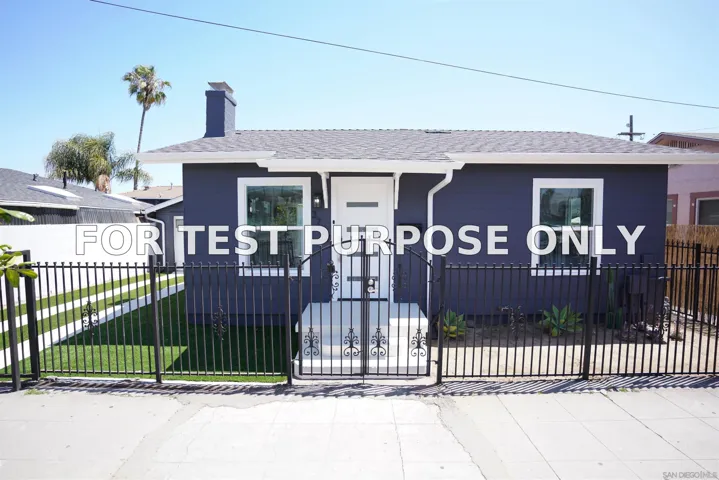 Demo/Test Data 3737 Orange, San Diego, CA 92105