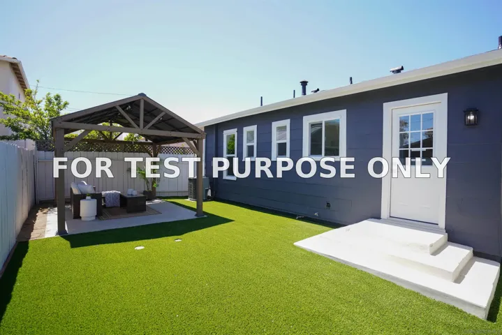 Demo/Test Data 3737 Orange, San Diego, CA 92105
