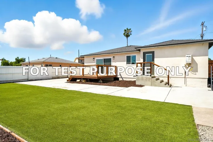 Demo/Test Data 2525 Inman Ct, San Diego, CA 92111