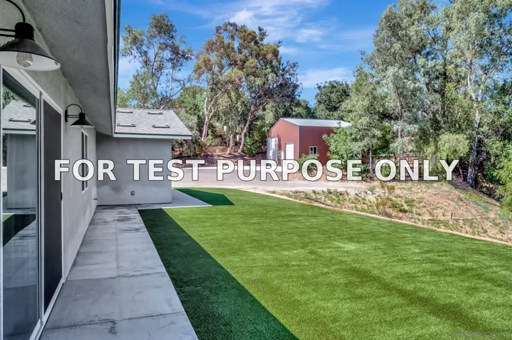Demo/Test Data 1452 Rock Terrace, Alpine, CA 91901