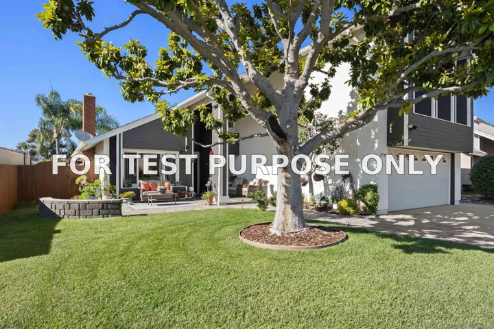 Demo/Test Data 12740 Prairie Dog Ave, San Diego, CA 92129