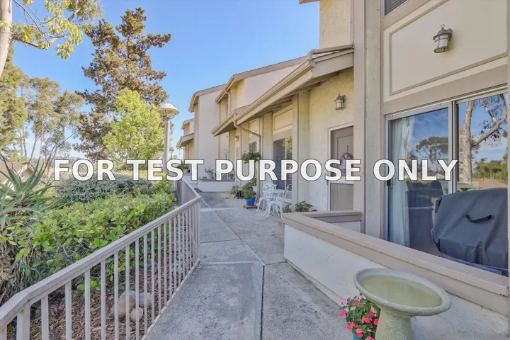 Demo/Test Data 5430 Baltimore Unit 51, La Mesa, CA 91942
