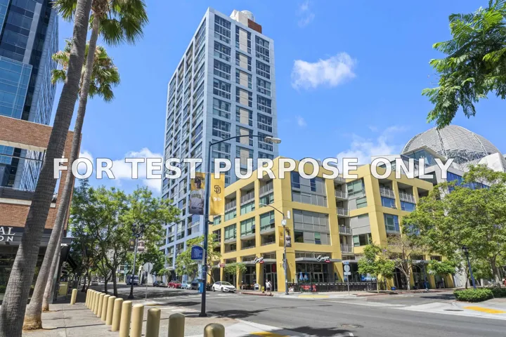 Demo/Test Data 321 10th Ave Unit 1706, San Diego, CA 92101