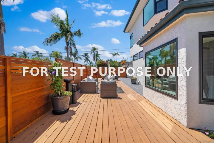 Demo/Test Data 5150 Bristol Road, San Diego, CA 92116