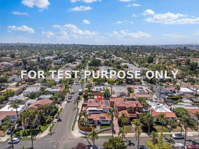 Demo/Test Data 5150 Bristol Road, San Diego, CA 92116