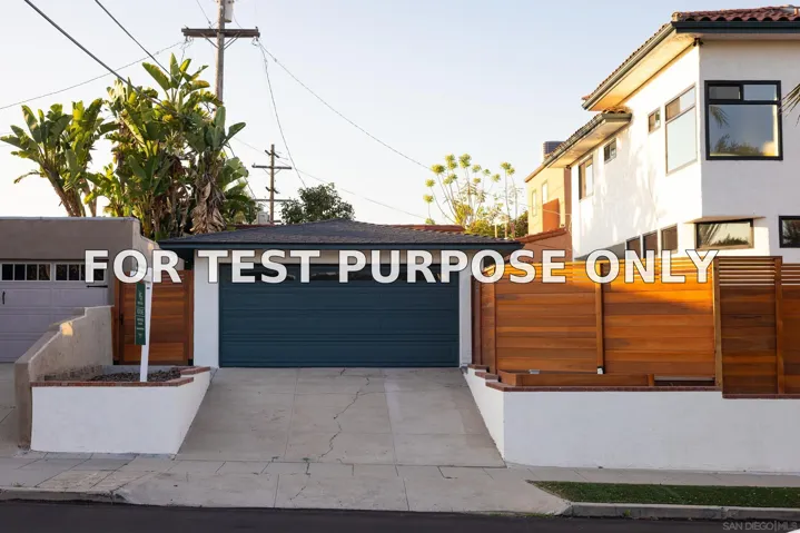 Demo/Test Data 5150 Bristol Road, San Diego, CA 92116