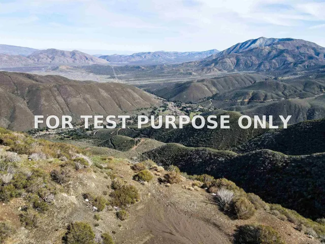 Demo/Test Data 000 Salton Vista Dr Unit 14, Julian, CA 92036
