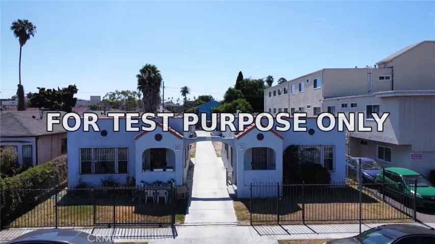 Demo/Test Data 6333 8th Avenue, Los Angeles, CA 90043