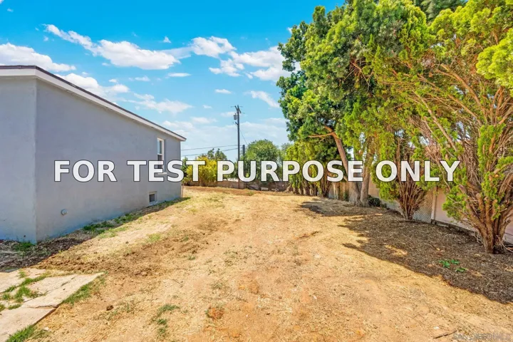 Demo/Test Data 2530 Pruett Dr, Vista, CA 92084