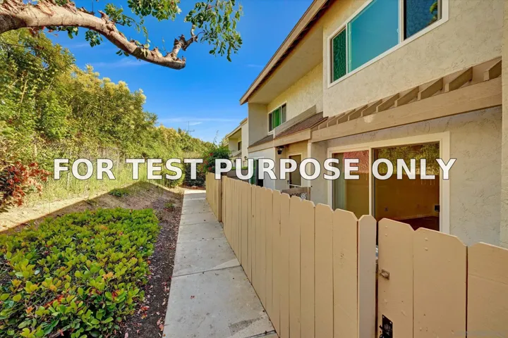 Demo/Test Data 6295 Rancho Mission Rd Unit 108, San Diego, CA 92108