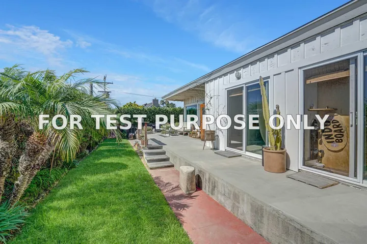 Demo/Test Data 900 Cornish Dr, Encinitas, CA 92024