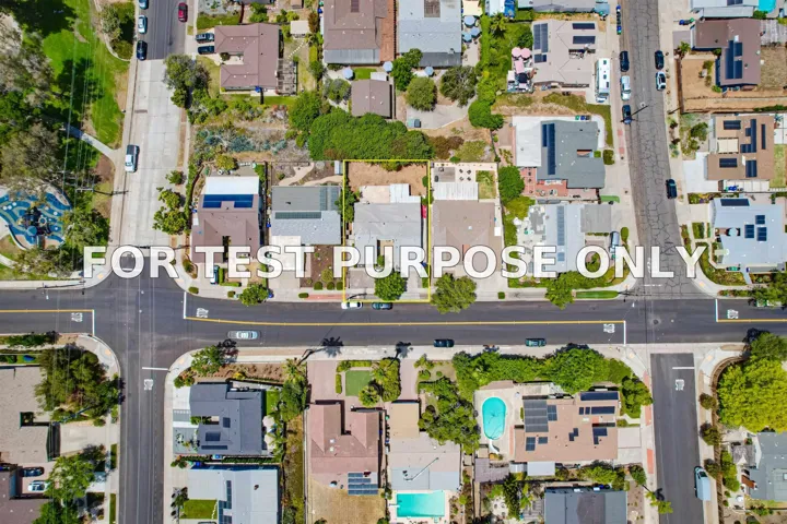 Demo/Test Data 6234 Crawford Street, San Diego, CA 92120
