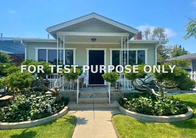Demo/Test Data 4742-46 Idaho St, San Diego, CA 92116