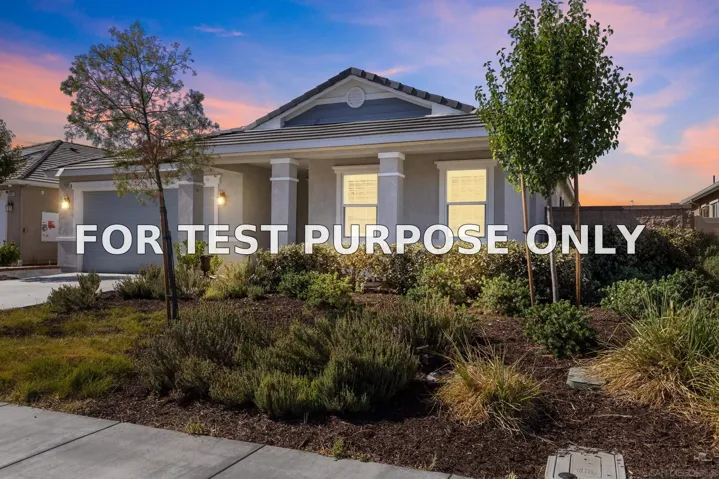 Demo/Test Data 28382 Hopscotch Dr, dr, Menifee, CA 92585, CA 92585