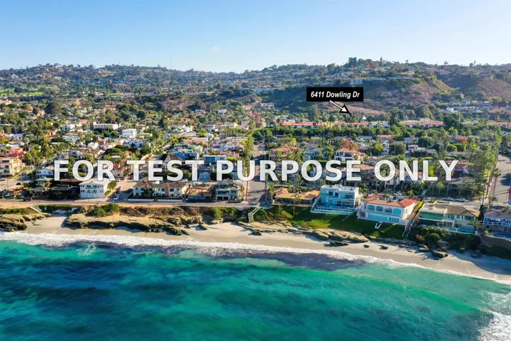 Demo/Test Data 6411 Dowling Dr, La Jolla, CA 92037