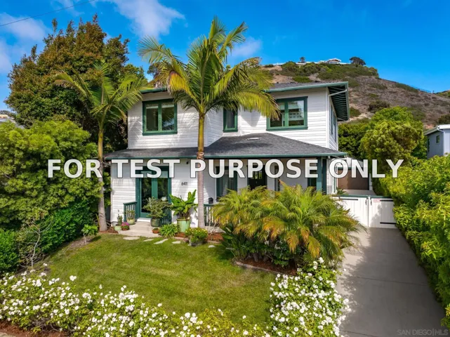 Demo/Test Data 6411 Dowling Dr, La Jolla, CA 92037