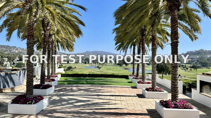 Demo/Test Data 2003 Costa Del Mar Rd Unit 692, Carlsbad, CA 92009