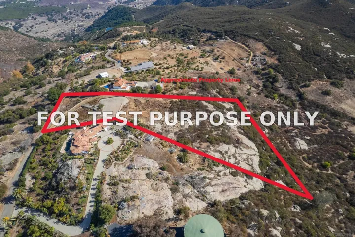 Demo/Test Data 4.11 Acres On Rim Of The Valley Unit ., Valley Center, CA 92082