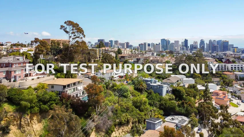 Demo/Test Data 2861 Brant St., Mission Hills, CA 92103