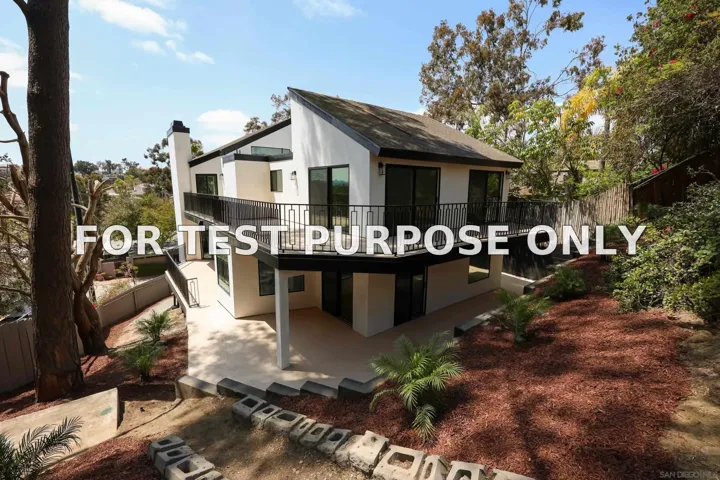 Demo/Test Data 2861 Brant St., Mission Hills, CA 92103