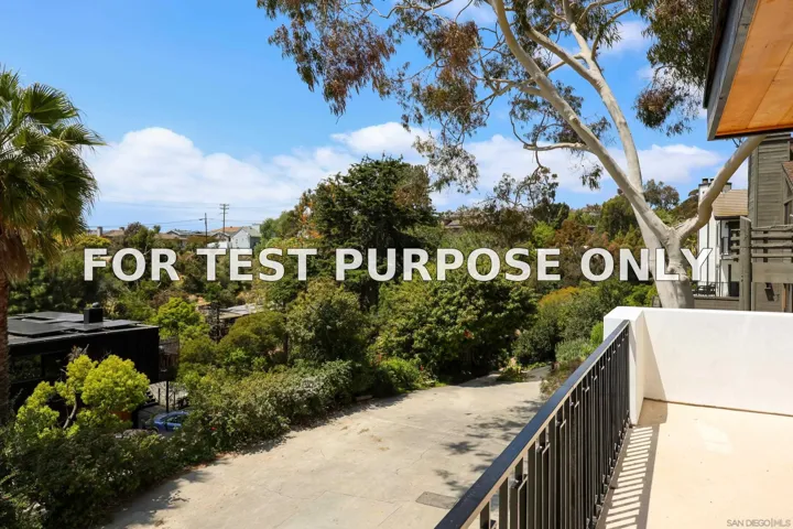 Demo/Test Data 2861 Brant St., Mission Hills, CA 92103