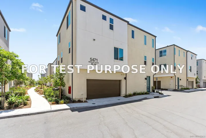 Demo/Test Data 5471 Seacliff Pl Unit 86, San Diego, CA 92154