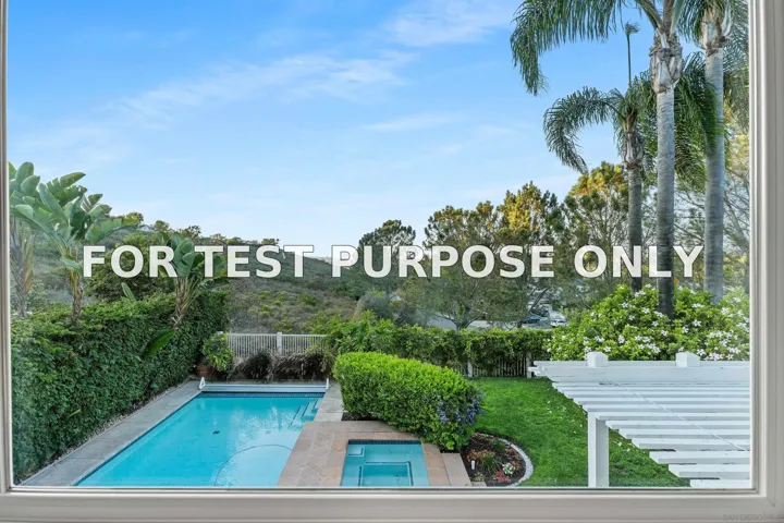 Demo/Test Data 4716 Thurston Place, San Diego, CA 92130