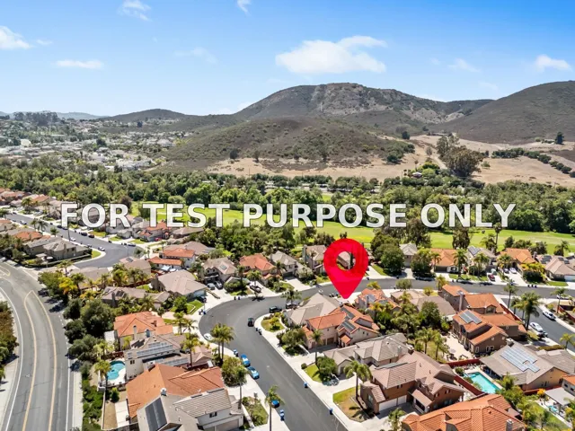 Demo/Test Data 591 Chesterfield Cir, San Marcos, CA 92069