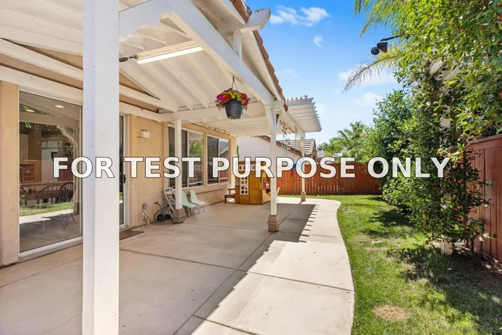 Demo/Test Data 591 Chesterfield Cir, San Marcos, CA 92069