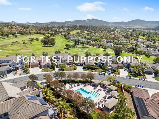 Demo/Test Data 591 Chesterfield Cir, San Marcos, CA 92069