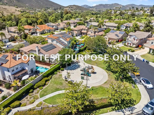 Demo/Test Data 591 Chesterfield Cir, San Marcos, CA 92069