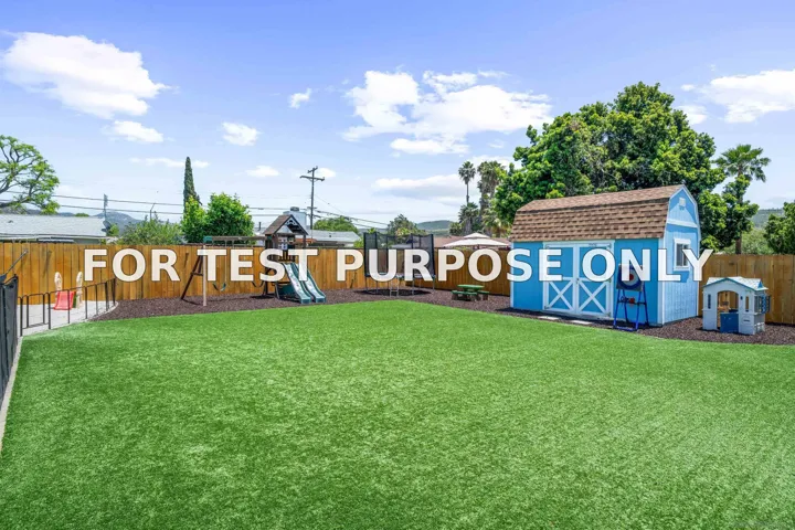 Demo/Test Data 13225 Waltham Ave, Poway, CA 92064