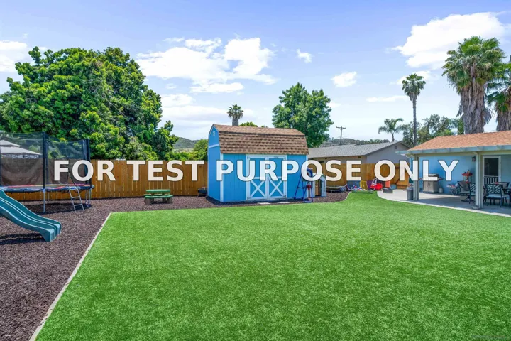 Demo/Test Data 13225 Waltham Ave, Poway, CA 92064