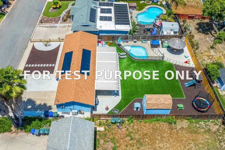 Demo/Test Data 13225 Waltham Ave, Poway, CA 92064
