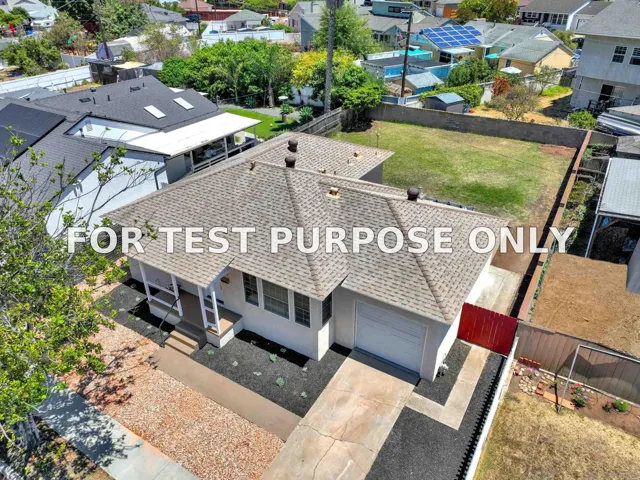 Demo/Test Data 3271 Atlas St, San Diego, CA 92111