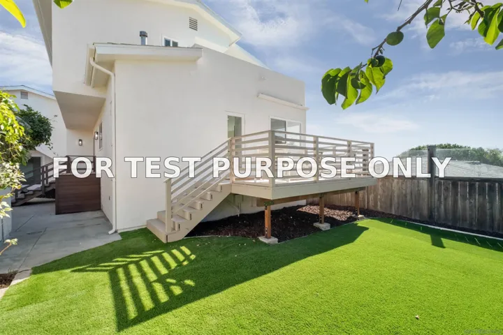 Demo/Test Data 4328 Piedmont Dr, San Diego, CA 92107