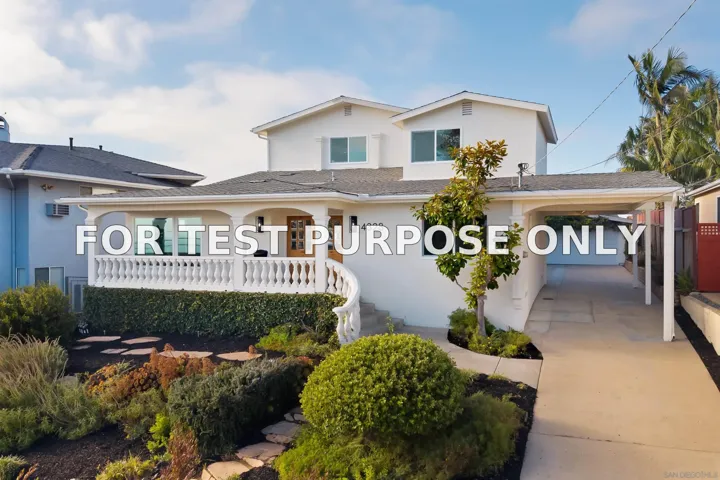 Demo/Test Data 4328 Piedmont Dr, San Diego, CA 92107