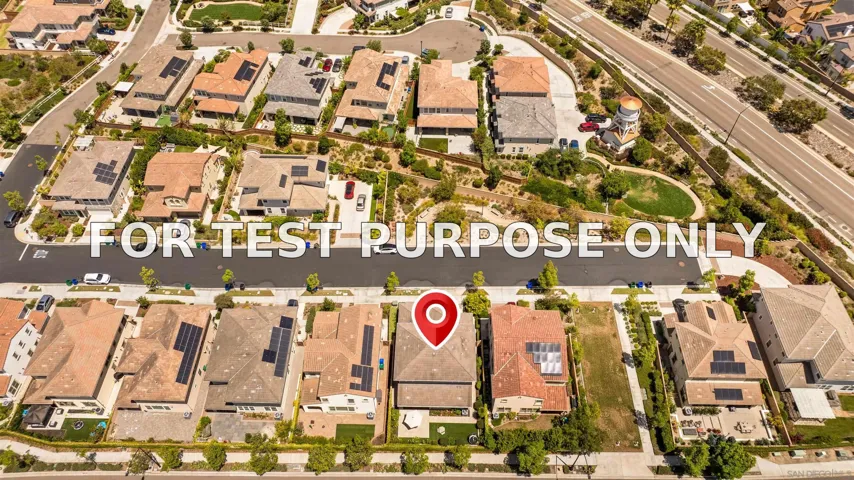 Demo/Test Data 13568 Bolero Way, San Diego, CA 92130