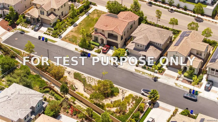 Demo/Test Data 13568 Bolero Way, San Diego, CA 92130