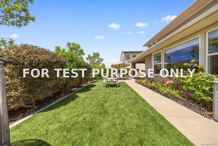 Demo/Test Data 13568 Bolero Way, San Diego, CA 92130
