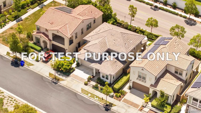 Demo/Test Data 13568 Bolero Way, San Diego, CA 92130