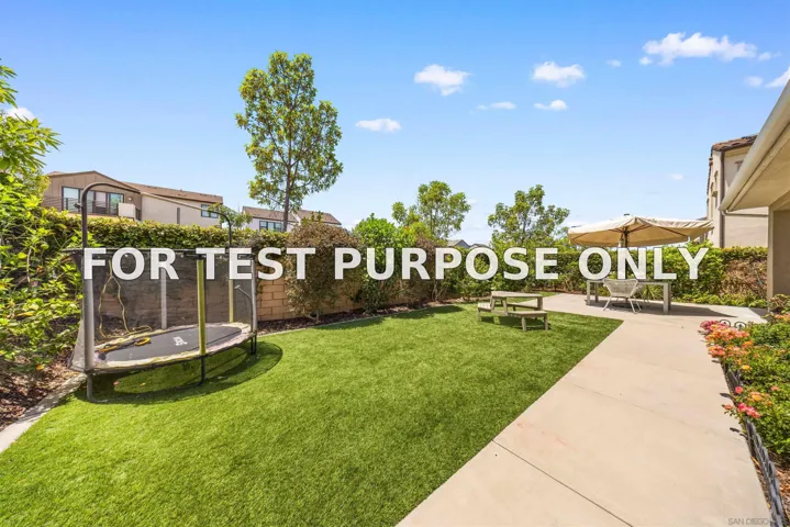 Demo/Test Data 13568 Bolero Way, San Diego, CA 92130
